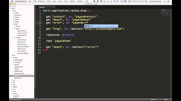 Setting up custom redirects in a Rails application