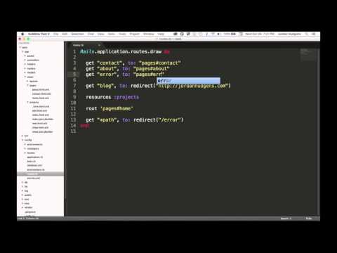 Setting up custom redirects in a Rails application