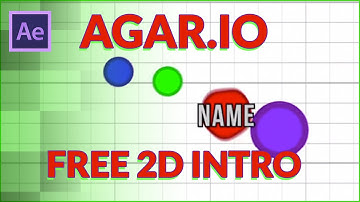 FREE AGAR.IO 2D After Effects Intro Template + FULL Tutorial - Free 2D Intro #69