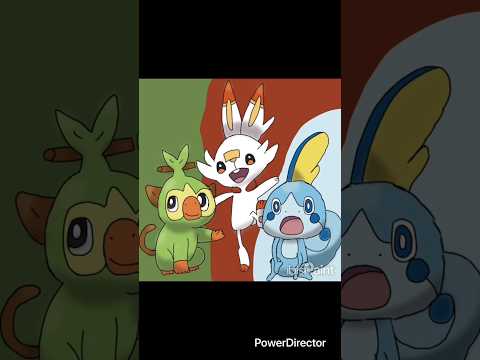八世代目を描いたよ！ #継続は力なり #ポケモン #ポケモンsv #新しい挑戦 #イラスト #頑張ります#ポケモン30周年#御三家