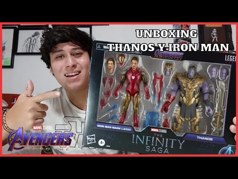 MARVEL LEGENDS Iron Man y Thanos | Unboxing | Infinity saga