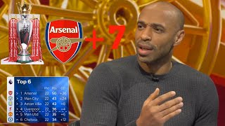 Thierry Henry Review The Title Race After Arsenal's Two Draws🏆 7 Points Clear With Man City \u0026 Villa