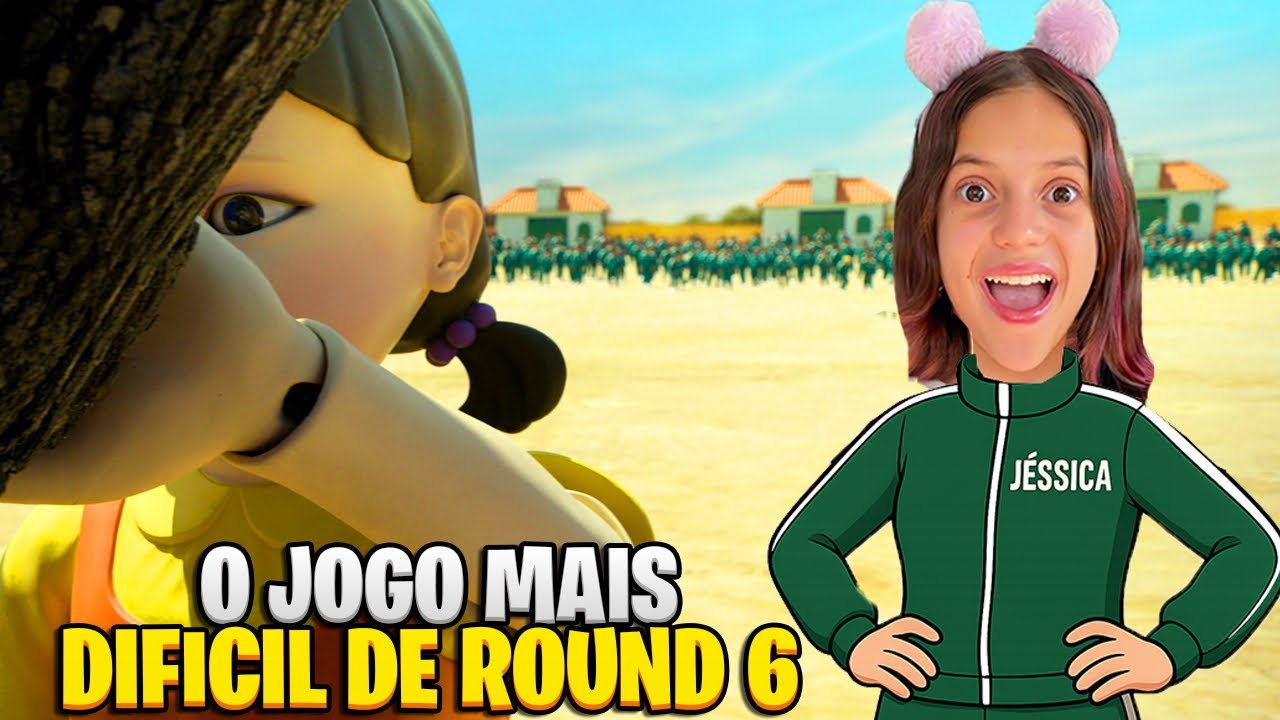 Joguei a fase mais difícil de round 6 no Roblox (Jessica Sousa games)