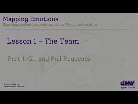 Lesson 1 - The Team (Part 1: Git and Pull Requests)
