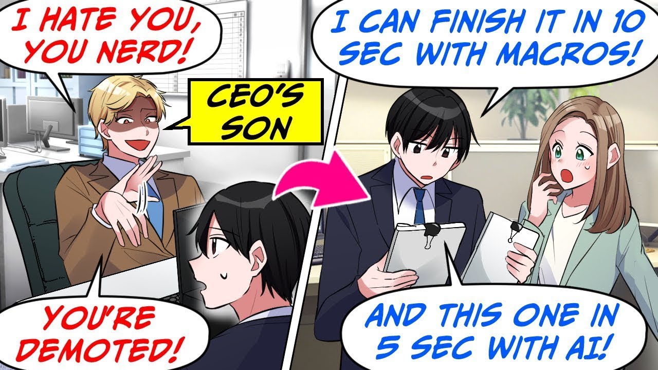 He Demoted Me for No Reason—But I Became the Company’s Savior Overnight! [RomCom Manga Dub]