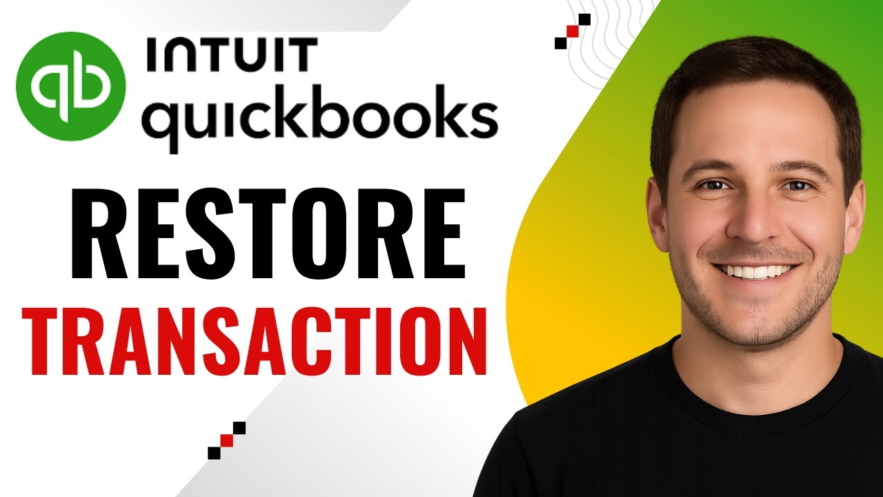 How to Restore a Deleted Transaction in QuickBooks – Step by Step - YouTube