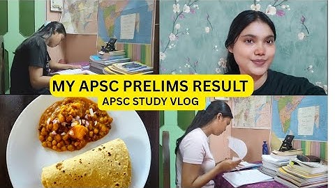 My APSC Prelims Result|APSC Study Vlog 2025| APSC PRELIMS|Civil Services Preparation Assam|State PCS