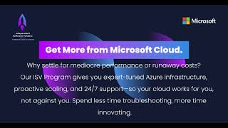 Azure Slow or Expensive Our ISV Program Fixes Both