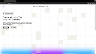Modern Web Agency Landing Page with Grid Background | HTML, CSS & JavaScript Tutorial (Part 1 of 2)