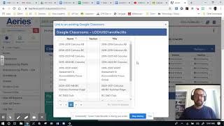 Linking Google Classroom to Aeries: Aug 5, 2020