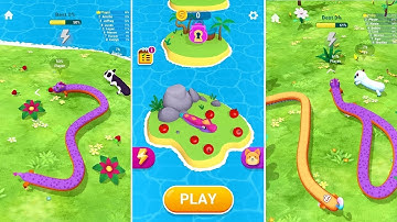Snake Arena, Snake Games Hyper Casual Games All Levels Gameplay Android, ios games