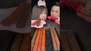 Colorful Candy ASMR 🍭🍫 Sweetest Eating Sounds #candy #asmr #eatingsounds #mukbang   #shorts