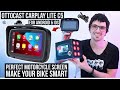 Make Your Motorcycle Smart! - Ottocast CarPlay Lite C5 Review &amp; Test (Best Bike Screen)