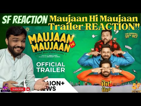 Maujaan Hi Maujaan Trailer REACTION!! | Gippy Grewal | Binnu Dhillon | Karamjit Anmol | Tanu Grewal