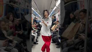 Best Tiktok, My goal is to shoot tik tok in 🇺🇸 subway, Collide (more sped up) - Justine Skye #dance