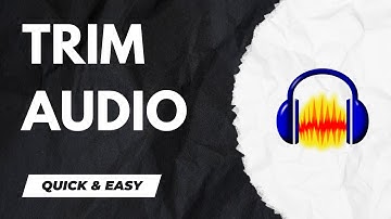 Audacity Tutorial - How to Trim Audio in Audacity - 2024
