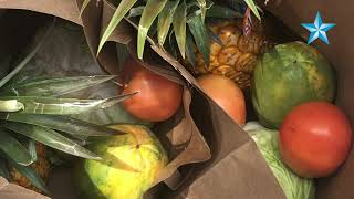 Drivers turn out for food distribution event at Aloha Stadium