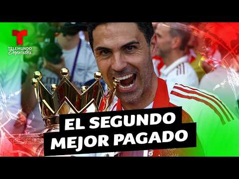 Arteta, segundo DT mejor pagado | Premier League | Telemundo Deportes