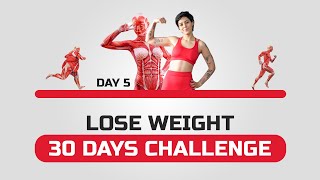 30 Days Lose Weight Challenge | Day 5 | Lose 35 Kg At Home