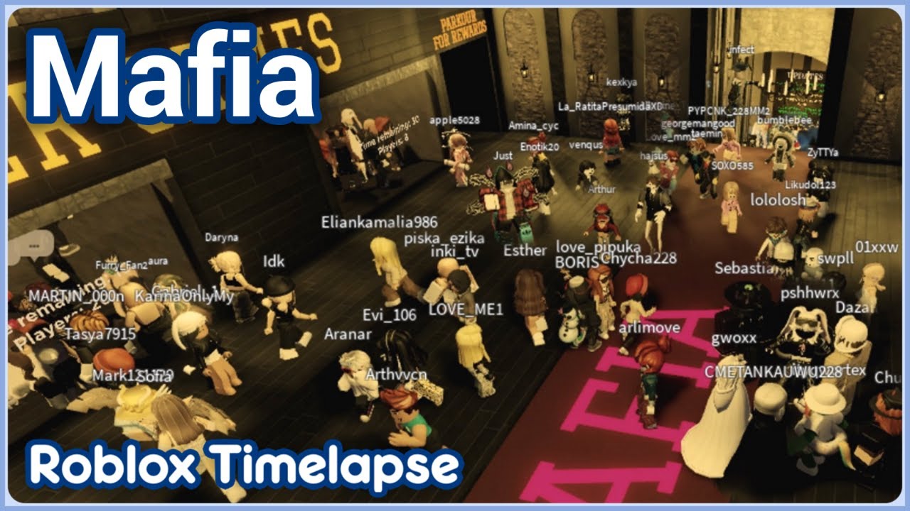Mafia Roblox Timelapse YouTube 