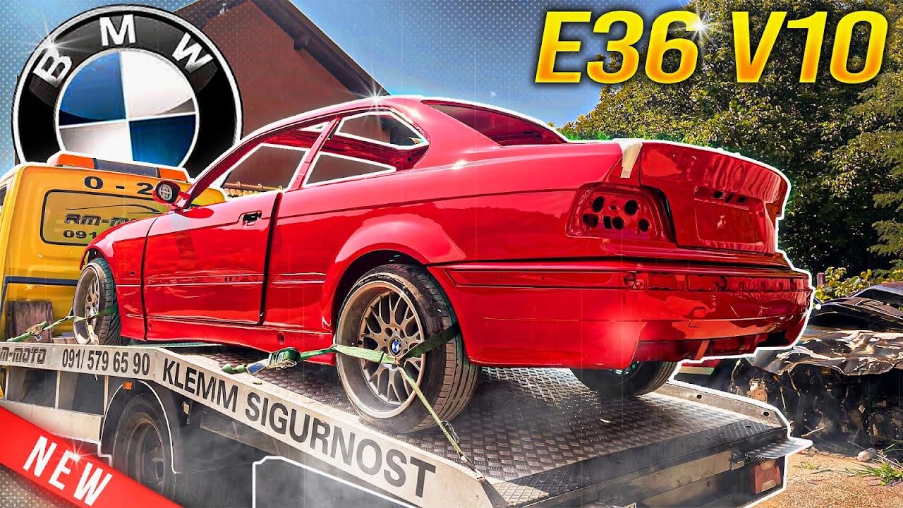 BMW E36 V10 FERARRI RED JE NAPOKON GOTOVA!!! - YouTube