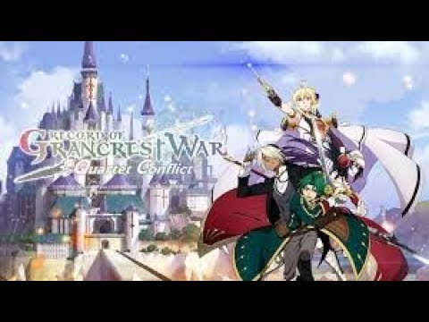 Record of Grancrest War: Quartet Conflict Gameplay Android / iOS (by BANDAI  NAMCO) 