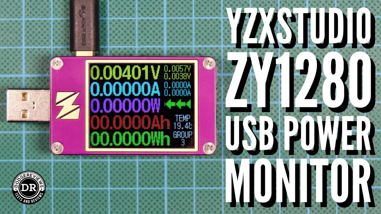 YZXStudio ZY1280 USB Power Monitor - YouTube