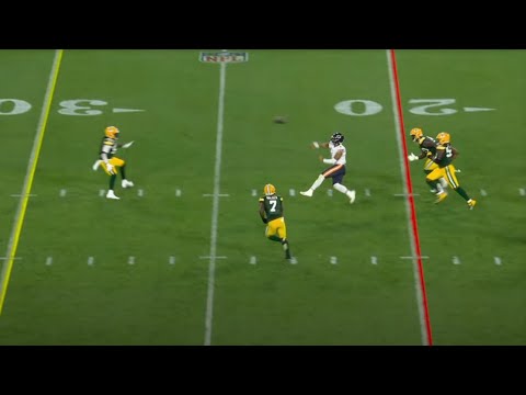 Justin Fields illegal forward pass vs. Packers