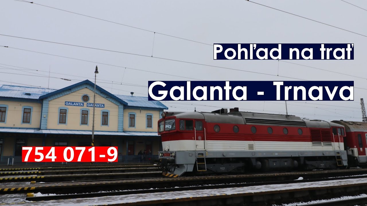 Pohľad na trať | Galanta - Trnava