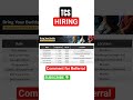 TCS Hiring #bengalore #mumbai #pune #hyderabad #referral #job #hiring #byb #tcs #jobvacancy #jobaler