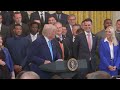 President Trump hosts NCAA basketball champs Florida Gators