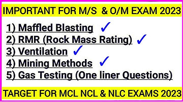 Lecture : 02 | Target for MCL NCL & NLC Examination 2023 #mcl #ncl #nlc