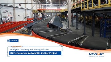 【KENGIC】 JD-Intelligent Conveying And Sorting Solution #logistics #technology  #conveying #sorting