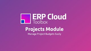 The More4apps ERP Cloud Toolbox Projects Module: Budgeting