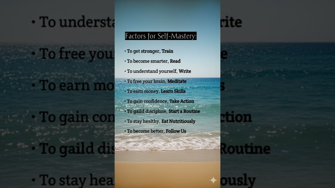 FACTOR FOR SELF - MASTERY 