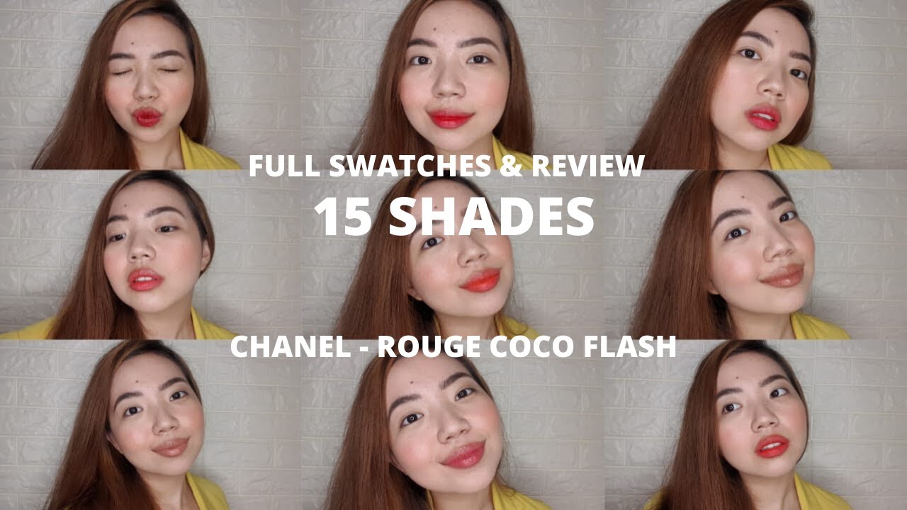 Full Swatches - Rouge Chanel Coco Flash #ReviewJujur 
