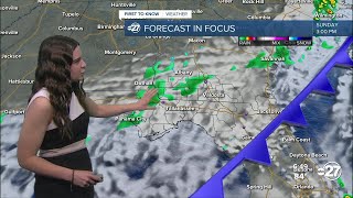 First to Know Forecast: Weak cold front bringing cloud cover Sunday (4/18/2026)
