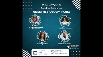 Applying in Anesthesiology - 2024 Road to Residency