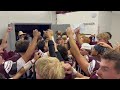 Elko football team celebrates head coach Cayden Mietchen’s first win with the program after 28-15