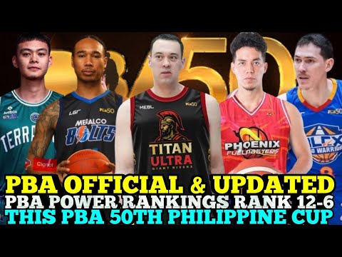 Pba Ranking PBA OFFICIAL & UPDATED PBA POWER RANKINGS THIS PBA 50TH PHILIPPINE CUP ...