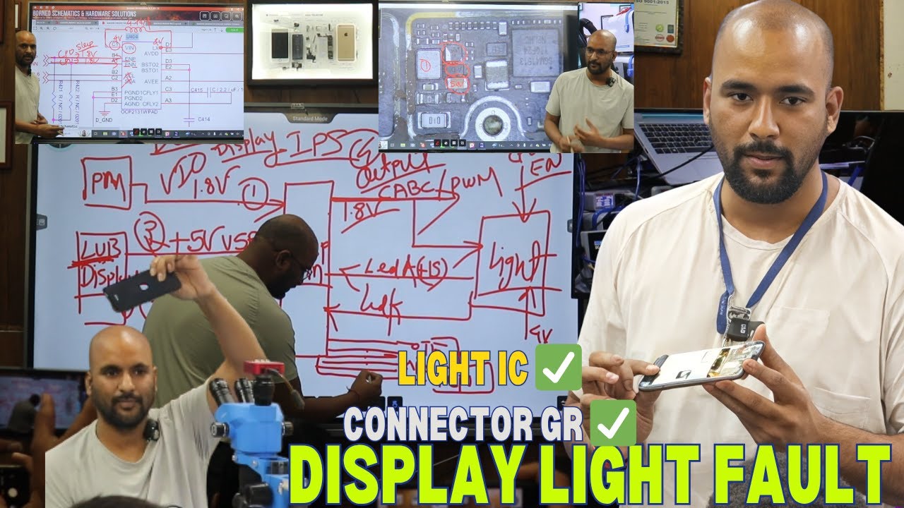 Display Backlight Fault कैसे सही करें |हर Technician को देखना चाहिए |आसान तरीका सिखिए Circuit के साथ