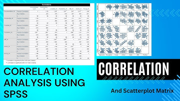 Correlation Analysis using SPSS | Scatter Plot Matrix| How to identify correlation b/w variables