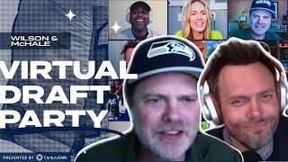 Rainn Wilson and Joel McHale Join Seahawks Virtual Draft Party | 2020 NFL Draft