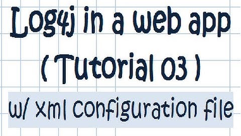 Log4j Tutorial 03 (w/ xml configuration file)