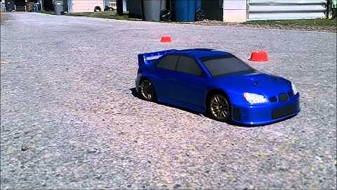 Drifting (NO Music) new Redcat Racing Subaru body
