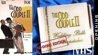 Opening To The Odd Couple Ii Us Vhs, 1998 Redone