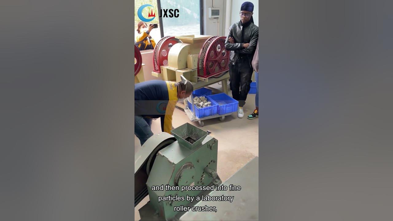 Lab Jaw Crusher + Hammer Crusher + Roller Crusher To Crush Stones Into