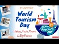 World Tourism Day | World Tourism Day Theme | Why do we celebrate Tourism Day #tourismimportance