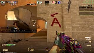 CS2 low ping vs high ping - instant death