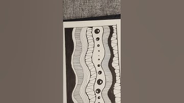 100 Days 100 Zentangle Challenge: Day 23! #zentangle #shortsfeed  #100days100zentanglechallenge #art